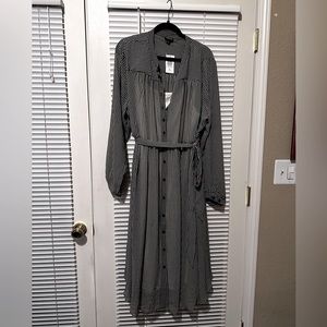 Torrid houndstooth black and white dress 2x brand new.